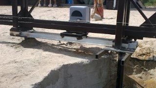 Купить сваи для ворот в Советская Гавань. Заказать ворота на сваях под ключ от 22086 руб